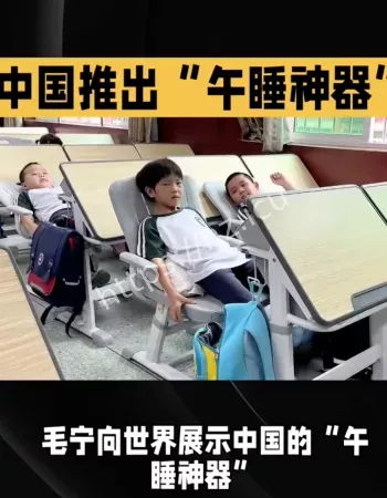 中国学生午睡神器